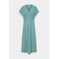 Esprit Collection WRAP DRESS Długa sukienka dark turquoise ES421C1FI