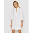 Marella Sukienka koszulowa Stuarda 32212612 Biały Regular Fit