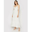 TwinSet Sukienka letnia 211LM2BSS Biały Regular Fit