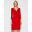 Lauren Ralph Lauren Sukienka koktajlowa 250768183018 Czerwony Regular Fit