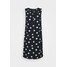 Marks & Spencer London SPOT SHIFT Sukienka letnia dark blue QM421C03Z