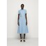Lauren Ralph Lauren DAISY EYELET DRESS BELT Sukienka koszulowa light sky blue L4221C14X