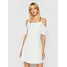 NA-KD Sukienka letnia 1018-006844-0001-581 Biały Slim Fit