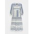 Vero Moda Petite VMDICTHE CALF DRESS Sukienka letnia birch/new dicthe/sodalite blue VM021C09U