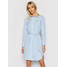 Polo Ralph Lauren Sukienka koszulowa 211781122001 Biały Regular Fit