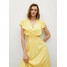 Mango Sukienka letnia Natalie 87038260 Żółty Regular Fit