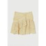 H&M Drapowana spódnica z falbanami 0893323003 Żółty/Krata