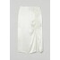 H&M Spódnica ze sznurkiem 0960763001 Biały