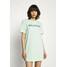 Hollister Co. LOGO DRESS Sukienka z dżerseju pastel green H0421C04B