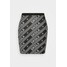 SIKSILK LOGO PRINT SKIRT Spódnica mini black SIF21B006