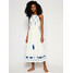 Desigual Sukienka letnia Memphis 21SWVW10 Biały Regular Fit