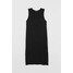 H&M Sukienka bez rękawów 0767605001 Czarny
