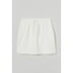 H&M Krótka spódnica dresowa 0869170001 Biały