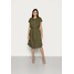 edc by Esprit DRESS Sukienka koszulowa khaki green ED121C0VL