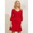 Odd Molly GLORIA Sukienka z dżerseju cherry red 1OD21C016