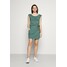 Ragwear TAG CHEVRON Sukienka z dżerseju dark green R5921C08A