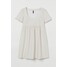 H&M Krótka sukienka 0987996003 Beżowy/Biała krata