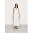 Marc O'Polo DRESS RELAXED TANK STYLE V-NECK SLITS Długa sukienka cotton white MA321C0PH