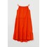 H&M Bawełniana sukienka trapezowa 0893752002 Pomarańczowy