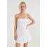 PULL&BEAR Sukienka letnia white PUC21C0MW