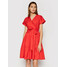 Lauren Ralph Lauren Sukienka codzienna 200843779001 Czerwony Regular Fit