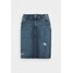 edc by Esprit SKIRT Spódnica jeansowa blue medium wash ED121B0GG