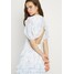 Missguided OPEN BACK FRILL DRESS Sukienka letnia white M0Q21C1ZZ