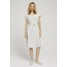 TOM TAILOR Sukienka letnia offwhite thin stripe woven TO221C0L6