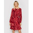 MAX&Co. Sukienka codzienna Rafia 82210121 Czerwony Regular Fit