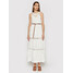Rinascimento Sukienka letnia CFC0103508003 Biały Regular Fit