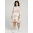 MY TRUE ME TOM TAILOR Sukienka koszulowa white orange large ikat design TOL21C023