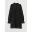 H&M Koronkowa sukienka ze stójką 0921755001 Czarny