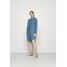 Marc O'Polo DRESS CUFFED SLEEVES Sukienka koszulowa blue denim MA321C0PM