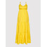 Rinascimento Sukienka letnia CFC0017921002 Żółty Relaxed Fit