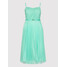 Rinascimento Sukienka koktajlowa CFC0103673003 Zielony Regular Fit