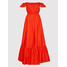 Rinascimento Sukienka letnia CFC0103666003 Czerwony Regular Fit