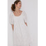 Medicine Sukienka damska z haftem biała RS21-SUD709_00X