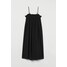 H&M Sukienka na ramiączkach 0965878013 Czarny