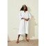 H&M Tunikowa sukienka z bawełny 0930928001 Biały