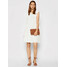 Rinascimento Sukienka letnia CFC0103416003 Biały Regular Fit