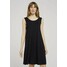 TOM TAILOR MIT RÜCKENDETAIL Sukienka letnia deep black TO221C0LU