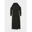 Simply Be COLD SHOULDER SOFT TOUCH SKATER DRESS Sukienka letnia black SIE21C07M