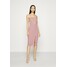 WAL G. LIZZY MIDI DRESS Sukienka z dżerseju blush pink WG021C0OE