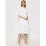 Rinascimento Sukienka letnia CFC0104521003 Biały Regular Fit