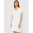 Rinascimento Sukienka letnia CFC0103488003 Biały Regular Fit