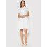 Rinascimento Sukienka koszulowa CFC0103381003 Biały Regular Fit
