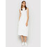 Tommy Hilfiger Sukienka codzienna F&F Midi Polo Dress WW0WW30498 Biały Regular Fit