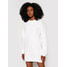 Calvin Klein Jeans Sukienka dzianinowa J20J216343 Biały Regular Fit