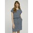 TOM TAILOR DRESS CASUAL WITH POCKETS Sukienka letnia blue minimal design vertical TO221C0LA