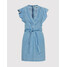 Rinascimento Sukienka jeansowa CFC0103239003 Niebieski Regular Fit